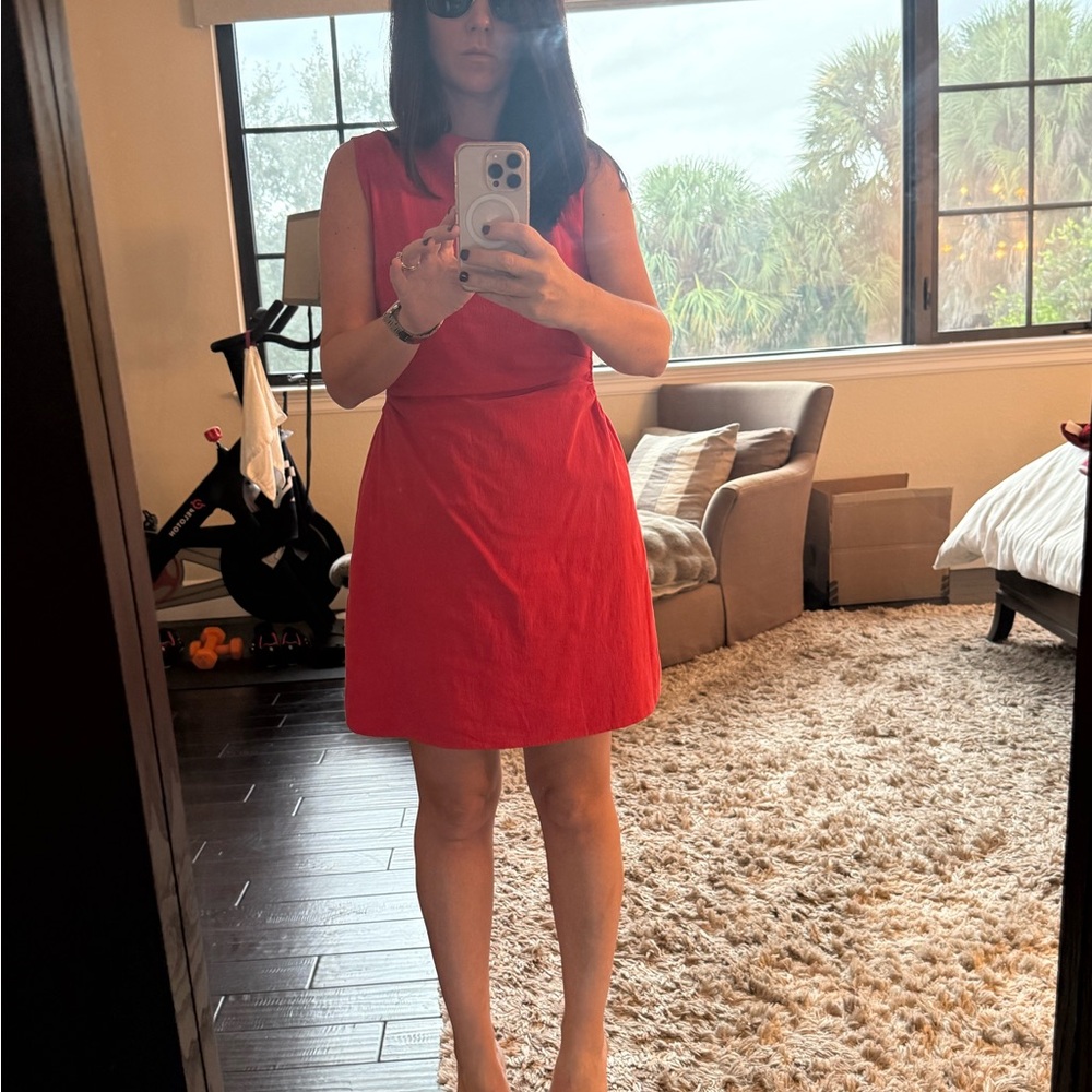 Abercrombie & Fitch Vibrant Red Mini Dress